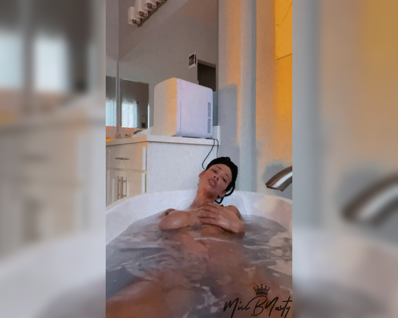 Miss B. Nasty aka Missbnasty OnlyFans - I just got home from the gym, I wish you could join me in this tub and help me rub this nut out Wha