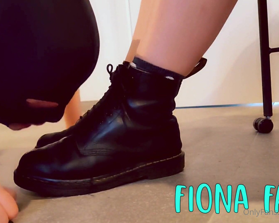 Fiona Fabel aka Fionafabel OnlyFans - The reason why my Dr Martens are always so clean, even though I wear them the most