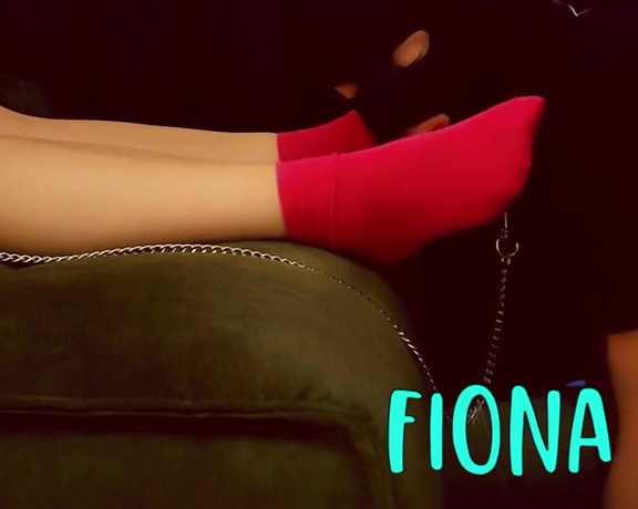 Fiona Fabel aka Fionafabel OnlyFans - He loves my smelly socks, not that I care Again I am spoiling him too much