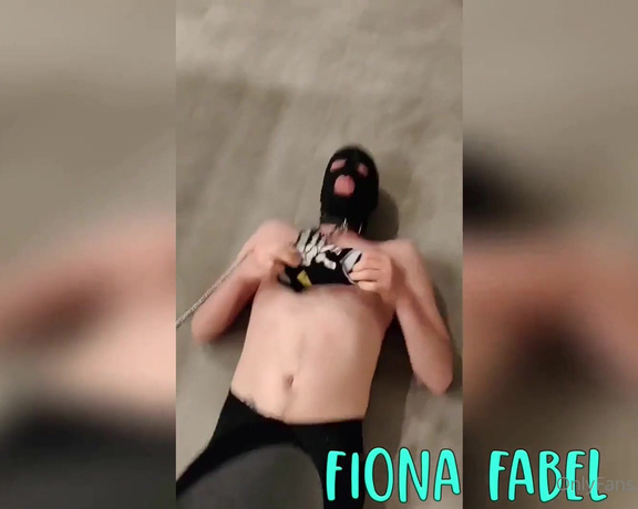 Fiona Fabel aka Fionafabel OnlyFans - Why is he sooo weak wtf Atleast he is obedient lol