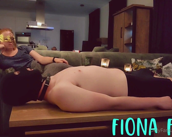 Fiona Fabel aka Fionafabel OnlyFans - This is a scene that happens almost every night in our house When I dont use him he kneels somewhe