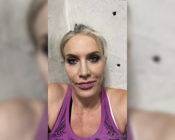 Goddess Severa aka Goddesssevera OnlyFans - Hello from the climbing gym!