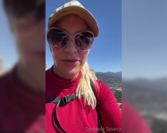 Goddess Severa aka Goddesssevera OnlyFans - I had a great hike today!