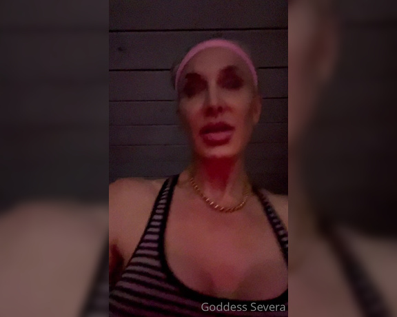 Goddess Severa aka Goddesssevera OnlyFans - 70’s headband workout What’s not to like…