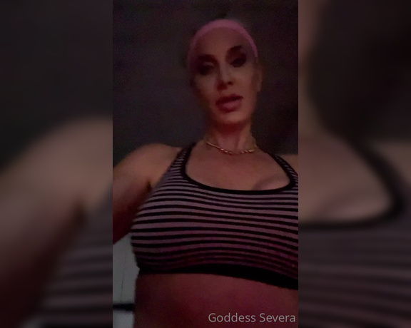 Goddess Severa aka Goddesssevera OnlyFans - 70’s headband workout What’s not to like…