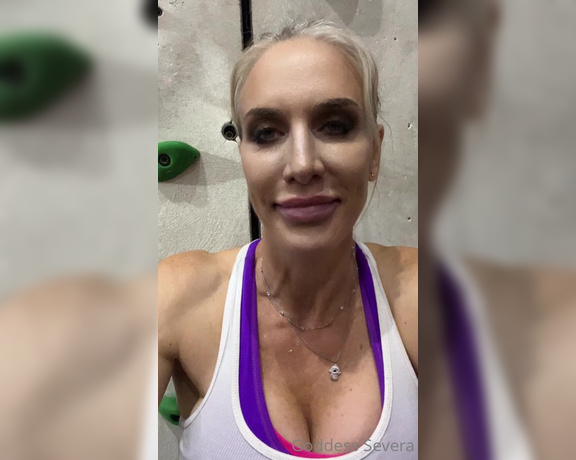 Goddess Severa aka Goddesssevera OnlyFans - Back at the climbing gym!