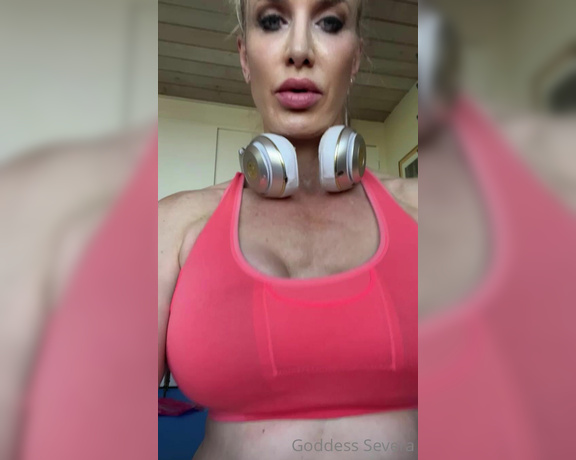 Goddess Severa aka Goddesssevera OnlyFans - Right now in My home gym