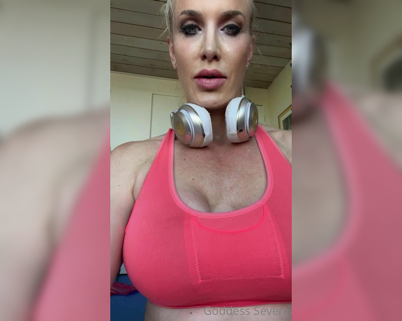 Goddess Severa aka Goddesssevera OnlyFans - Right now in My home gym