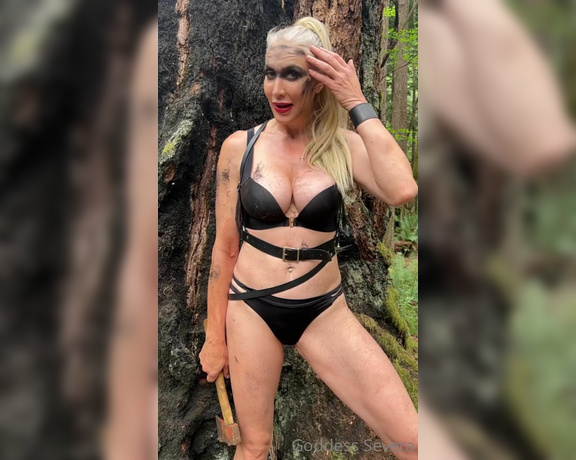 Goddess Severa aka Goddesssevera OnlyFans - I did a photo shoot in the forest today and decided to shoot a couple of exclusive videos just for