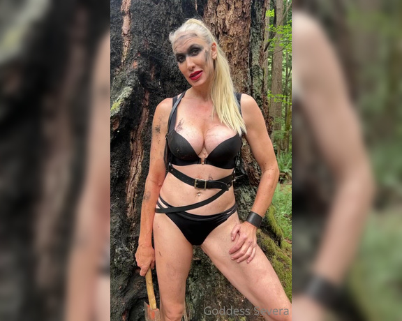 Goddess Severa aka Goddesssevera OnlyFans - I did a photo shoot in the forest today and decided to shoot a couple of exclusive videos just for