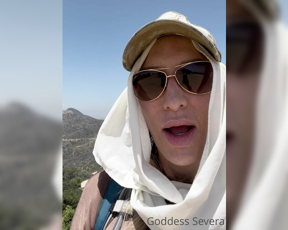 Goddess Severa aka Goddesssevera OnlyFans - On My hike in beautiful Griffith Park When I am finished I will be getting something to eat If any