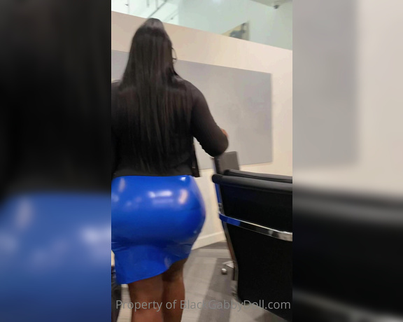 Mistress Gabby aka Blackgabbydoll OnlyFans - New Premium Premier Get on your knees and eat this ass in the company bathroom for a raise