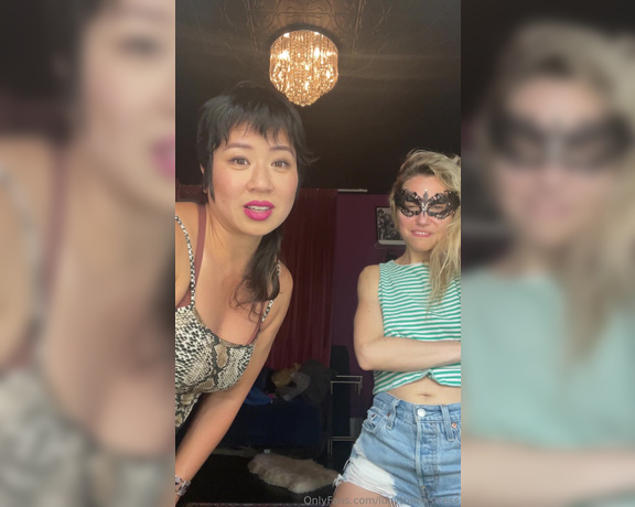 Mistress Lucy Khan aka Lucythemistress OnlyFans - Just a little sneak peek of what Me and My Domme friends like to do during our girl time  #sph #p