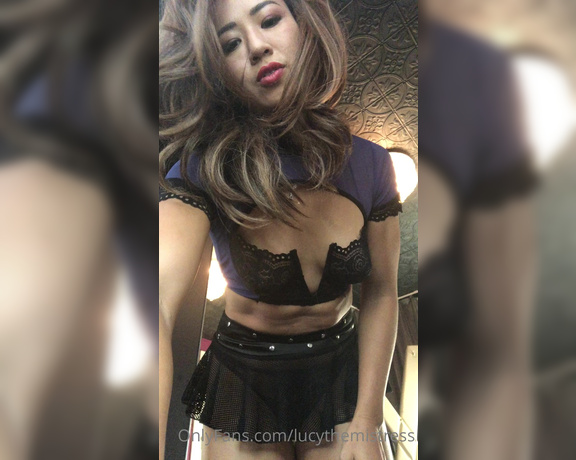 Mistress Lucy Khan aka Lucythemistress OnlyFans - C’mere bitch It’s time to sniff My perfect little asshole