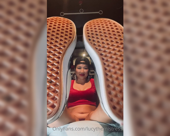 Mistress Lucy Khan aka Lucythemistress OnlyFans - I know what you want but I also know you will settle for much much less #footfetish #POV #humiliatio