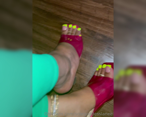 Goddess Lala aka Solegoddess OnlyFans - The tingle you’ll feel as I stroke my heels across your dick