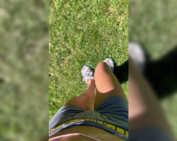 Goddess Taya aka Tayathegoddess Onlyfans - Enjoy me walking around in my cute slippers