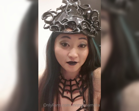 Mistress Amrita aka Mistressamrita OnlyFans - Happy Halloween!! I made a special Halloween witch mistress POV for you to celebrate Trick or Treat