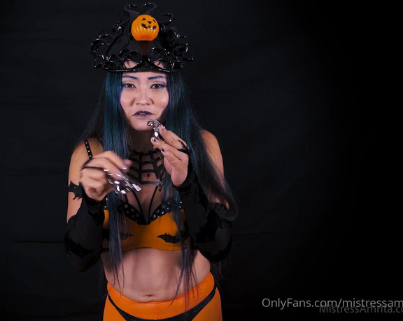 Mistress Amrita aka Mistressamrita OnlyFans - Since October is Halloween month, Enjoy this POV in the Halloween witch cosplay! Locktober Halloween