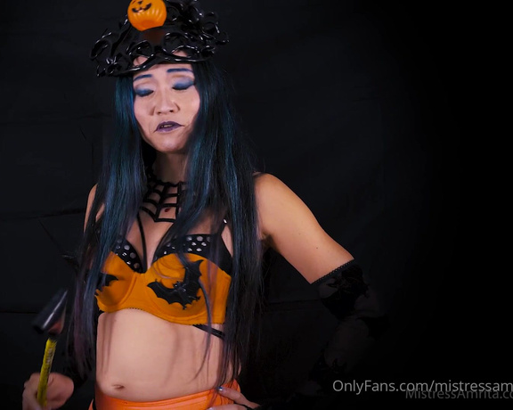 Mistress Amrita aka Mistressamrita OnlyFans - Since October is Halloween month, Enjoy this POV in the Halloween witch cosplay! Locktober Halloween