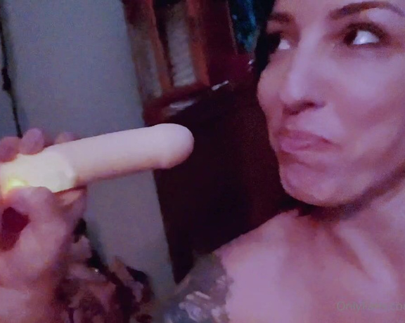 Mistress Kara aka Mistresskara OnlyFans - The dildo with a mind of its own… tastes like her pussy