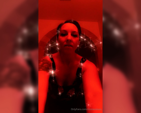 Mistress Kara aka Mistresskara OnlyFans - Red Sparkle Mistress (2019)