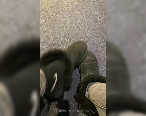 Anas_socks aka Anas_socks OnlyFans - Taking my Uggs off sweaty juicy soles