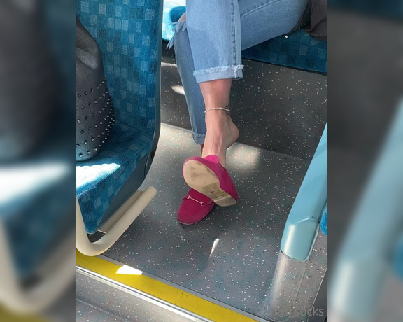 Anas_socks aka Anas_socks OnlyFans - Dangling my sweaty flats on the bus… Wonder how many ppl seen me dropping my flats 1