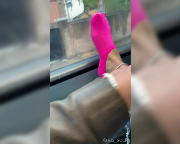 Anas_socks aka Anas_socks OnlyFans - Just on my way home after work… Sweaty and stinky feet as always