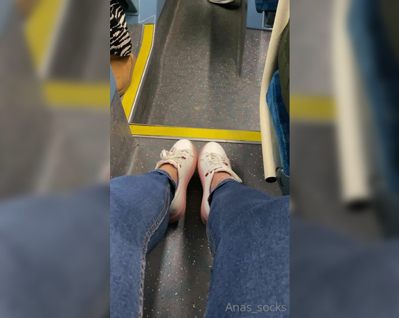 Anas_socks aka Anas_socks OnlyFans - On my way to work wearing my favourite peds socks!