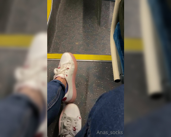 Anas_socks aka Anas_socks OnlyFans - On my way to work wearing my favourite peds socks!