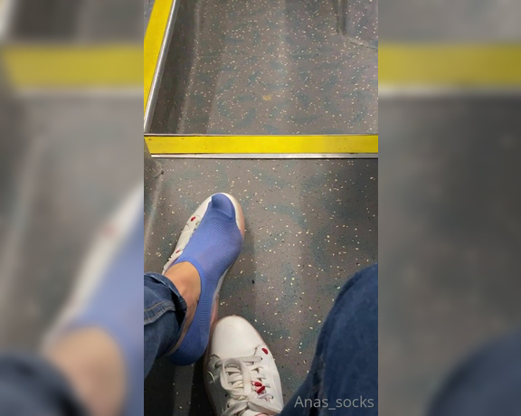 Anas_socks aka Anas_socks OnlyFans - On my way to work wearing my favourite peds socks!