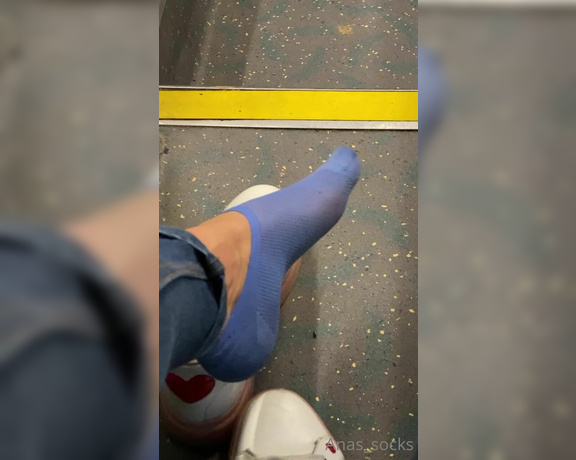 Anas_socks aka Anas_socks OnlyFans - On my way to work wearing my favourite peds socks!