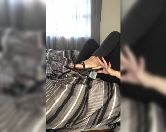 Footwife aka Foot_wife OnlyFans - Do you want to take my high heels off and kiss my feet