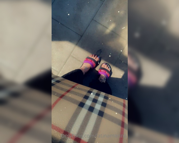 Latina Marina aka Latinamarina OnlyFans - Bye bye purple chrome pedi 2