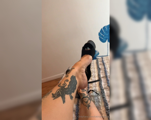 Latina Marina aka Latinamarina OnlyFans - I hope you all enjoy my sexy slo mo Another day another shoe custom! pleasers are so sexy aren’