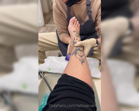 Latina Marina aka Latinamarina OnlyFans - Awwww so fresh n so clean clean! Watch if you like natural nails! Enjoy these pedi mini clips  3