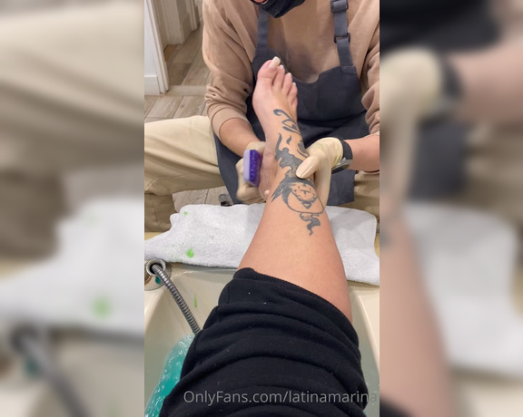 Latina Marina aka Latinamarina OnlyFans - Awwww so fresh n so clean clean! Watch if you like natural nails! Enjoy these pedi mini clips  3