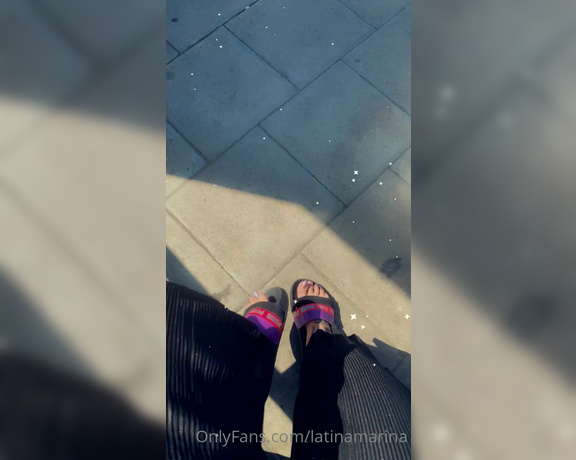 Latina Marina aka Latinamarina OnlyFans - Bye bye purple chrome pedi 1