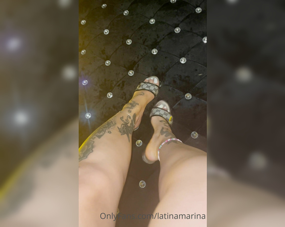 Latina Marina aka Latinamarina OnlyFans - Happy mule Monday my luvs n pets these Gucci mules are one of my faves what do you think 2