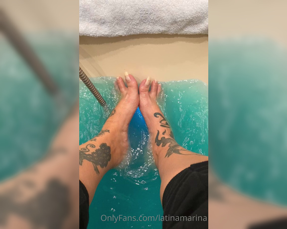 Latina Marina aka Latinamarina OnlyFans - Awwww so fresh n so clean clean! Watch if you like natural nails! Enjoy these pedi mini clips  2