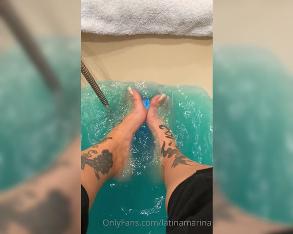 Latina Marina aka Latinamarina OnlyFans - Awwww so fresh n so clean clean! Watch if you like natural nails! Enjoy these pedi mini clips  2