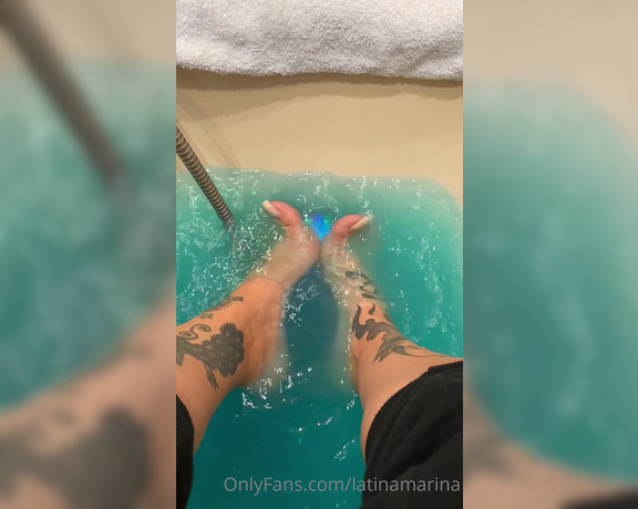 Latina Marina aka Latinamarina OnlyFans - Awwww so fresh n so clean clean! Watch if you like natural nails! Enjoy these pedi mini clips  2