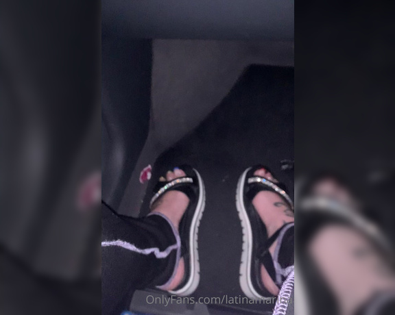 Latina Marina aka Latinamarina OnlyFans - Uber feet! What would you