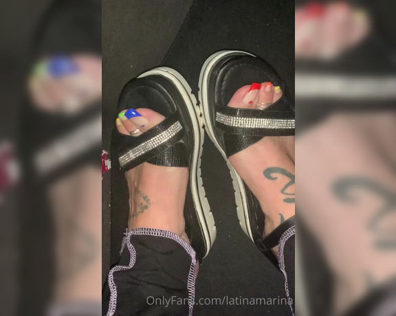 Latina Marina aka Latinamarina OnlyFans - Uber feet! What would you