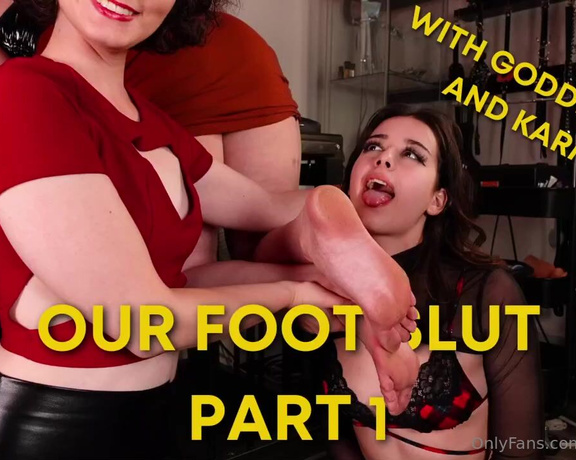 Miss Finesse aka Thefinerstuff OnlyFans - OUR FOOT SLUT, PART 1! Tip $10 on this post and Ill send you the full lesbian foot worship clip!