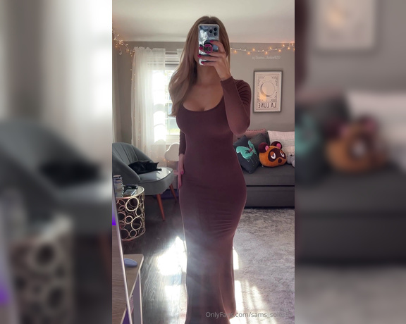 Sam Soles aka Sams_soles21 OnlyFans - A lot of you loved this dress, so here’s a couple videos of me in, and out of it Also, I’m going 2