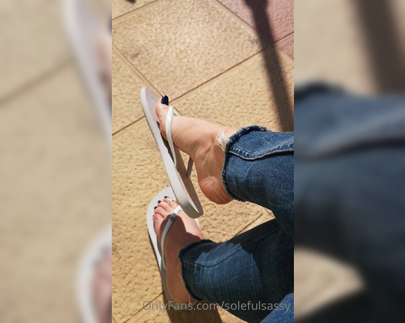 Solefulsassy aka Solefulsassy OnlyFans - Sassy Dangle in busy cafe! Just teasing the locals!