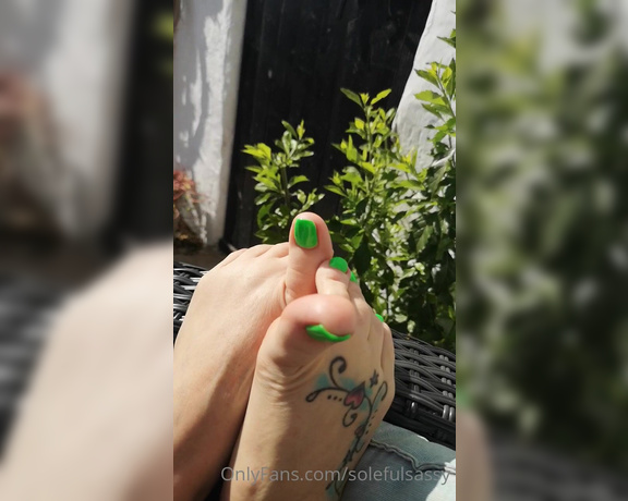Solefulsassy aka Solefulsassy OnlyFans - Just my toes in the warm sunshine