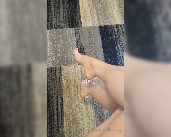 Solefulsassy aka Solefulsassy OnlyFans - Request for barefoot dangle from my POV